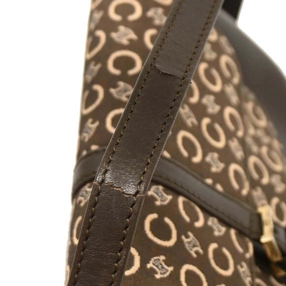 Celine Brown Macadam Handbag - Picture 11 of 13